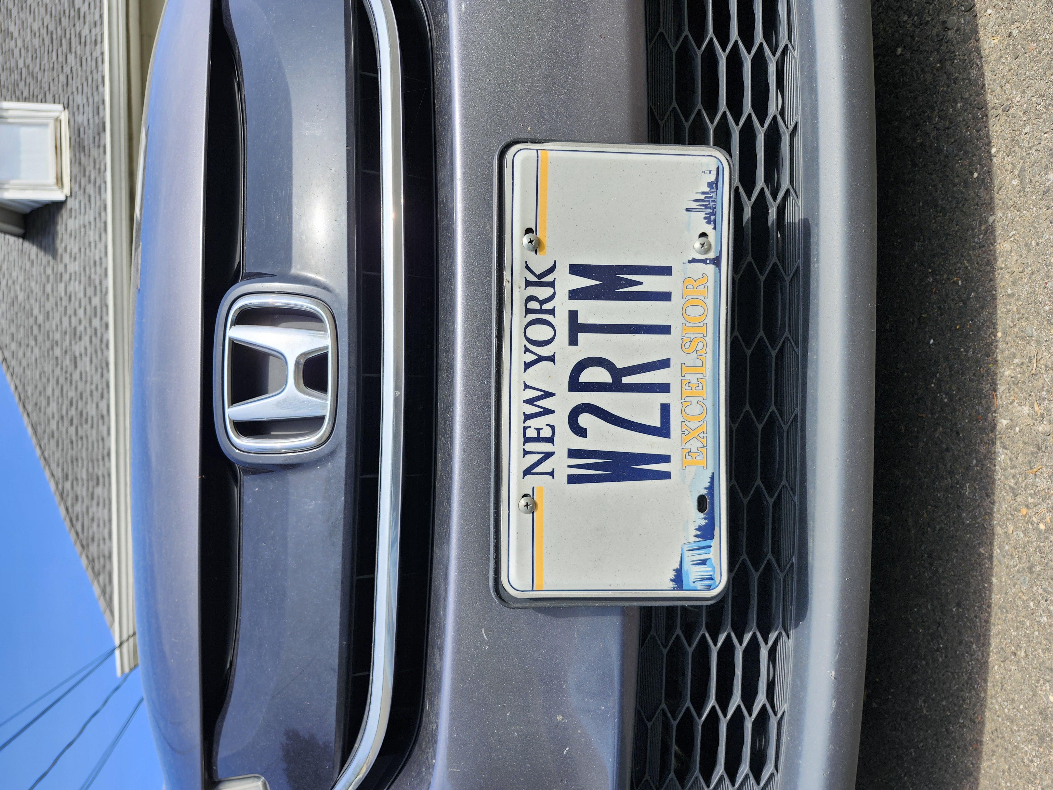 W2RTM License Plate