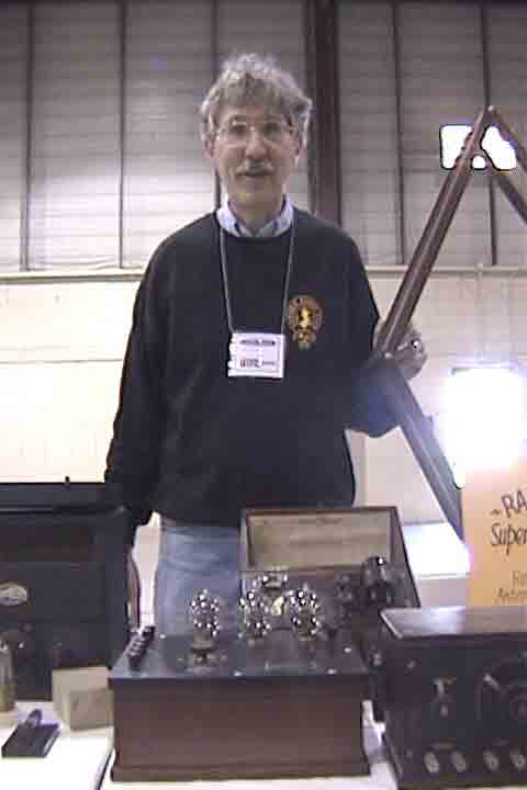 Marv Beeferman with some of his early treasures